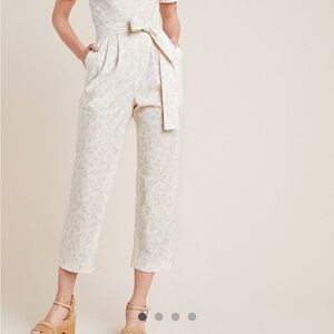 Gal Meets Glam Cream Floral Jumpsuit